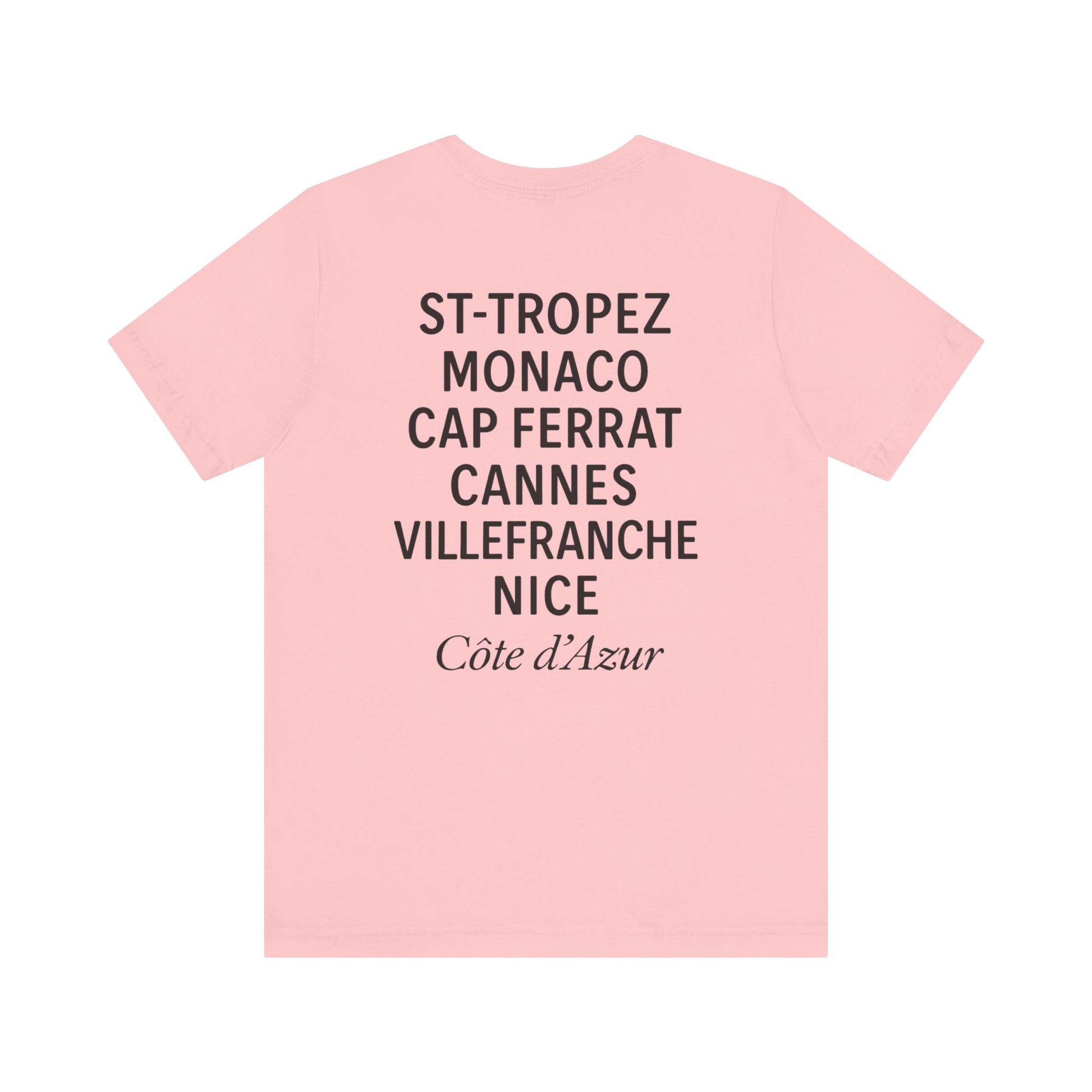 Club Antibes villes de la Côte d'Azur T-Shirt -black