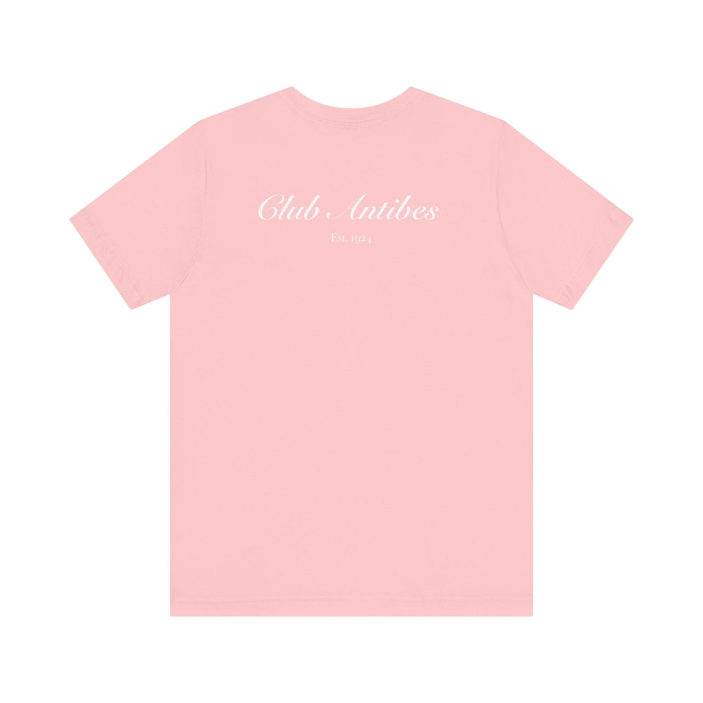 Club Antibes Back Signature T-Shirt -white