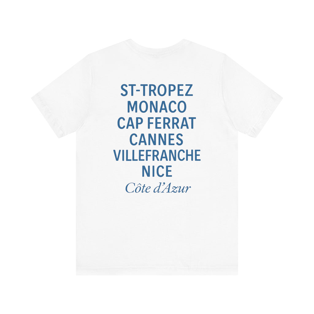 Club Antibes villes de la Côte d'Azur T-Shirt -navy blue