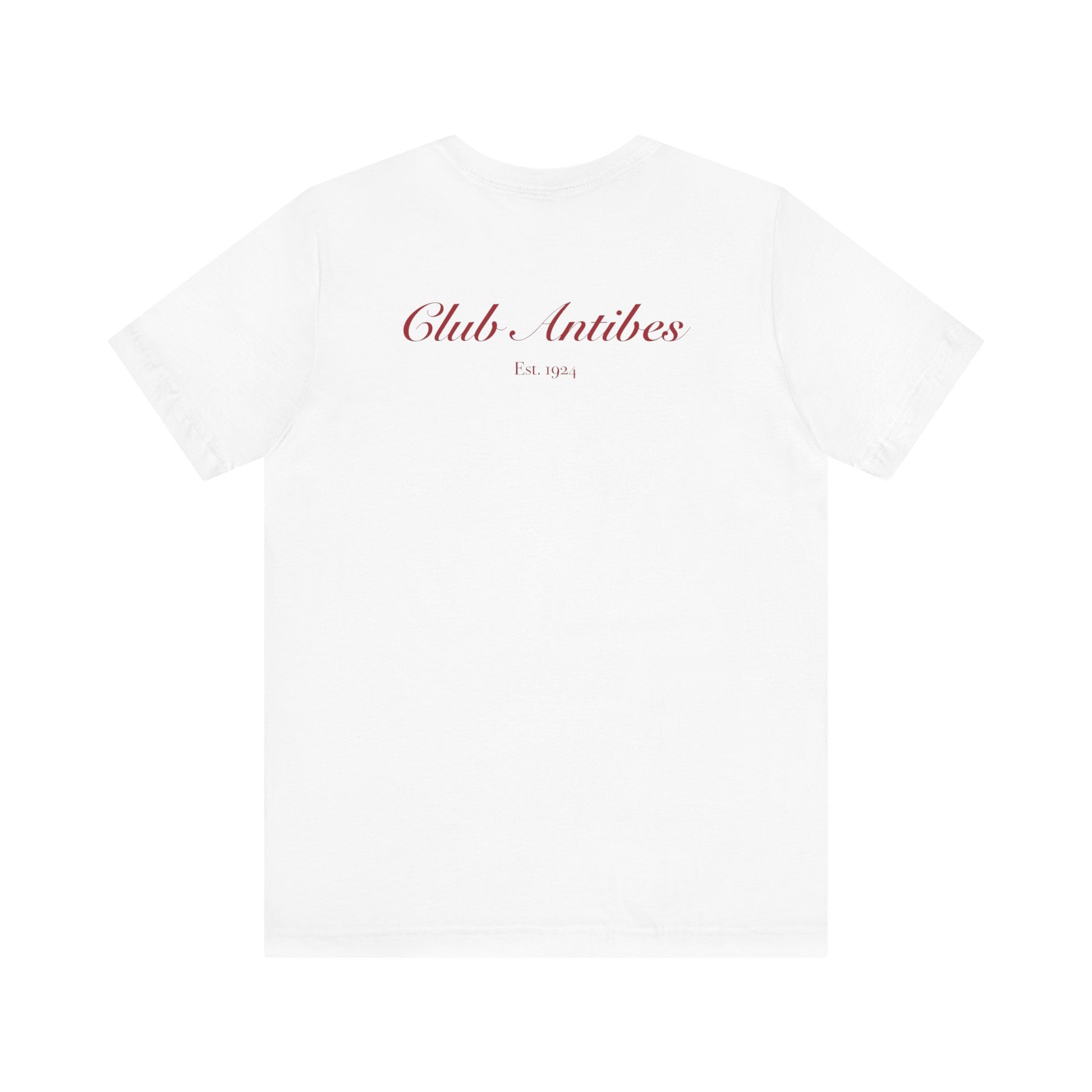 Club Antibes back Signature T-Shirt -rouge
