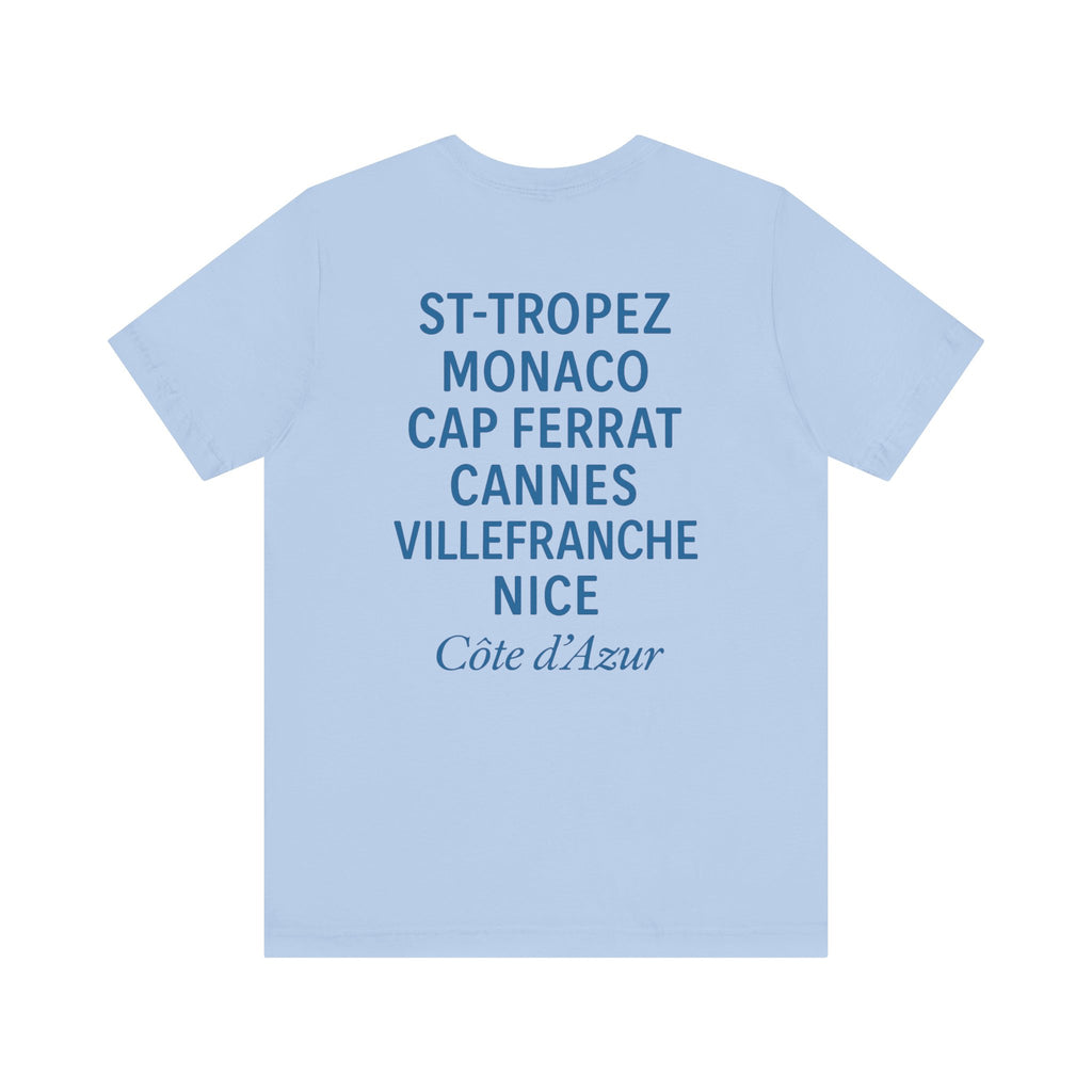 Club Antibes villes de la Côte d'Azur T-Shirt -navy blue